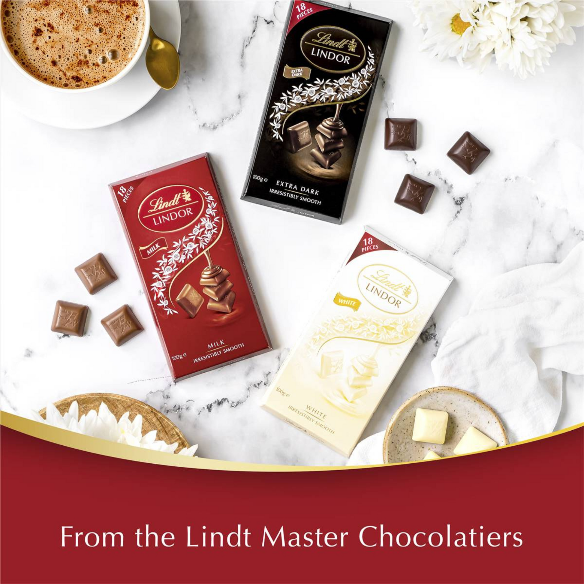 Lindt Lindor Milk Chocolate - melt away into a moment of bliss with these irresistibly smooth milk chocolate pieces. Irresistibly smooth Milk Chocolate with a smooth melting filling. Halal suitable. Best imported foreign Swiss Australian genuine premium luxury chocolate delicious gift idea price in Dhaka Bangladesh.