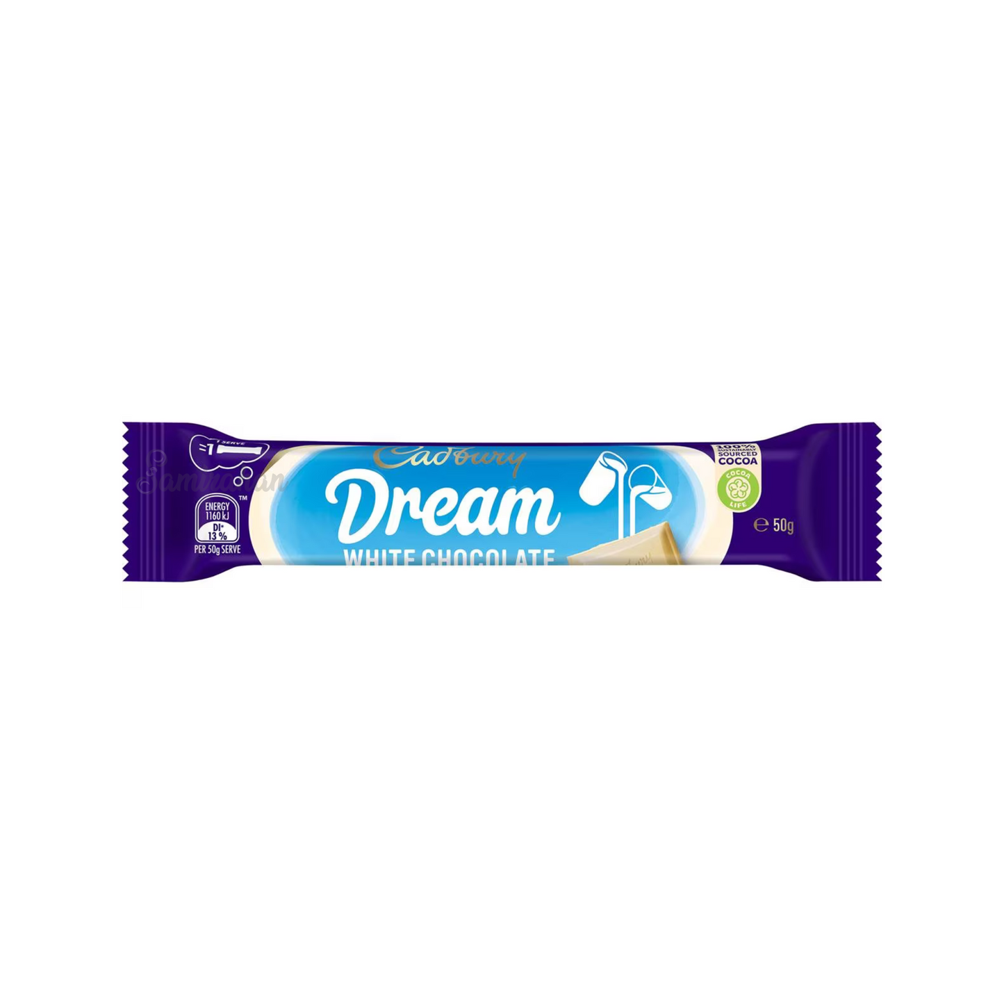 Cadbury Dream White Chocolate Bar is a smooth and creamy white chocolate with a rich, creamy, vanilla flavour & velvety texture. Sparking an immersive moment of escape. Halal suitable. Best imported foreign Australian Aussie genuine premium sweets gift idea candy real snack chocolate cocoa price in Dhaka Bangladesh.