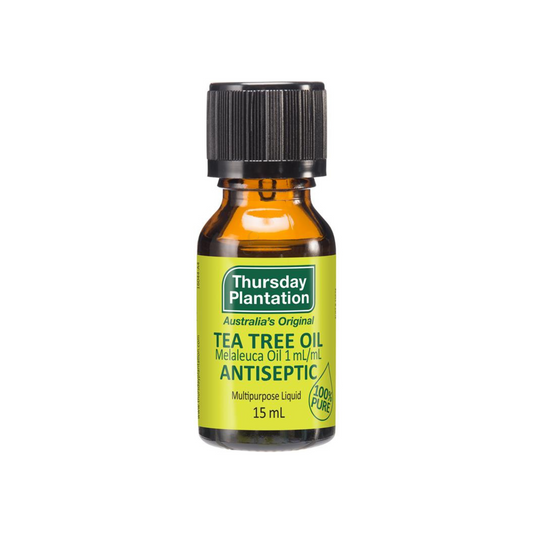 Thursday Plantation 100% Pure Tea Tree Oil is a naturally sourced antiseptic which inhibits a broad spectrum of bacteria, cleanses & protects skin abrasions & treats fungal infections. Best authentic genuine real imported foreign premium natural herbal essential oils Australia Aussie cheap price in Dhaka Bangladesh.