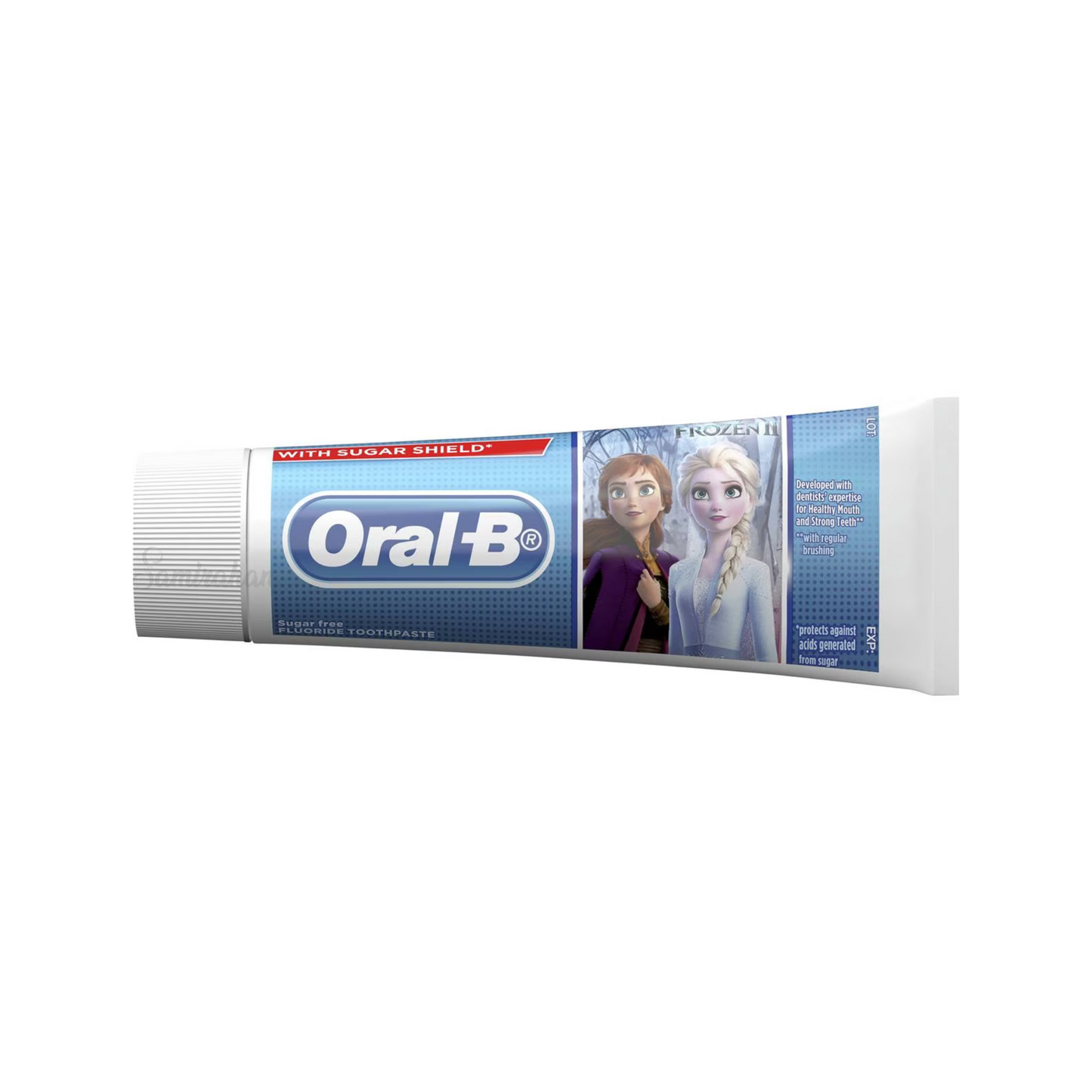 Oral B Kids Toothpaste with sugar shield protects your child's teeth against acids from sugars in everyday food. This sugar free fluoride toothpaste promotes Healthy and Strong Teeth in kids. Best genuine authentic imported foreign Australian premium real quality dental children toothpaste price in Dhaka Bangladesh.