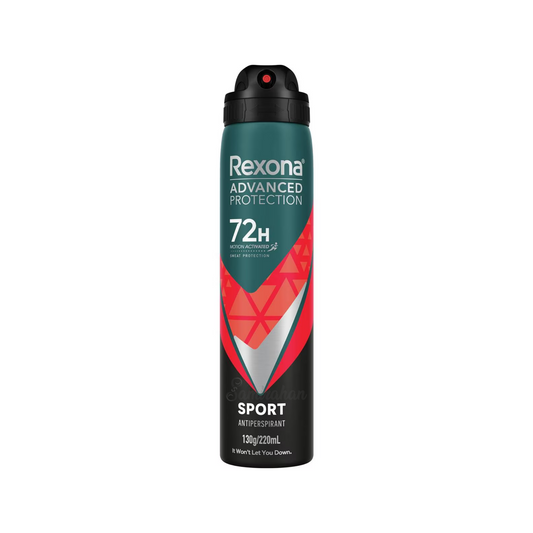 Rexona Advanced Protection Deodorant For Men - Sport aerosol provides 72 hours of nonstop sweat & odour protection – giving you the confidence to start moving & take on the day. Best imported foreign Australian authentic original genuine real premium quality luxury brand cheap fragrance price in Dhaka Bangladesh.