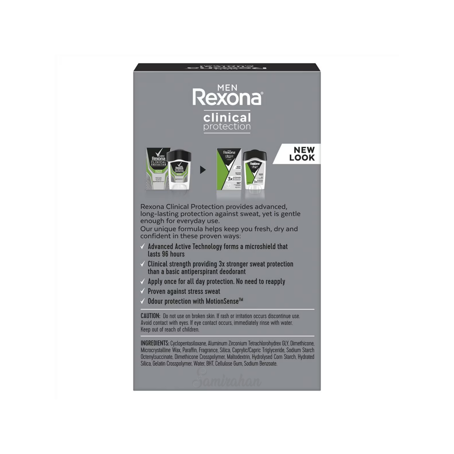 Rexona Clinical Protection Deodorant For Men - Active Fresh offers 3x more sweat protection than a basic antiperspirant deodorant, with a fresh, masculine scent. Best imported foreign Australian authentic original genuine real premium quality luxury brand cheap fragrance price in Dhaka Chittagong Bangladesh.