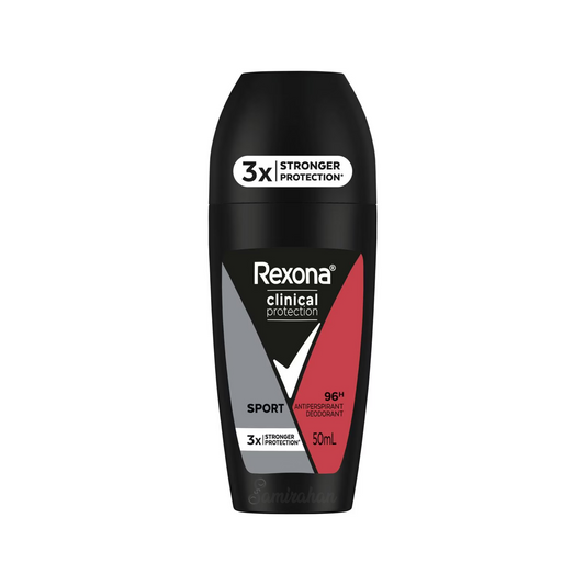 Rexona Clinical Protection Deodorant Roll-On For Men - Sport is a clinical-strength antiperspirant deodorant roll on you can rely on, with a clean, masculine scent.. Best imported foreign Australian authentic original genuine real premium quality luxury brand cheap fragrance price in Dhaka Chittagong Bangladesh.