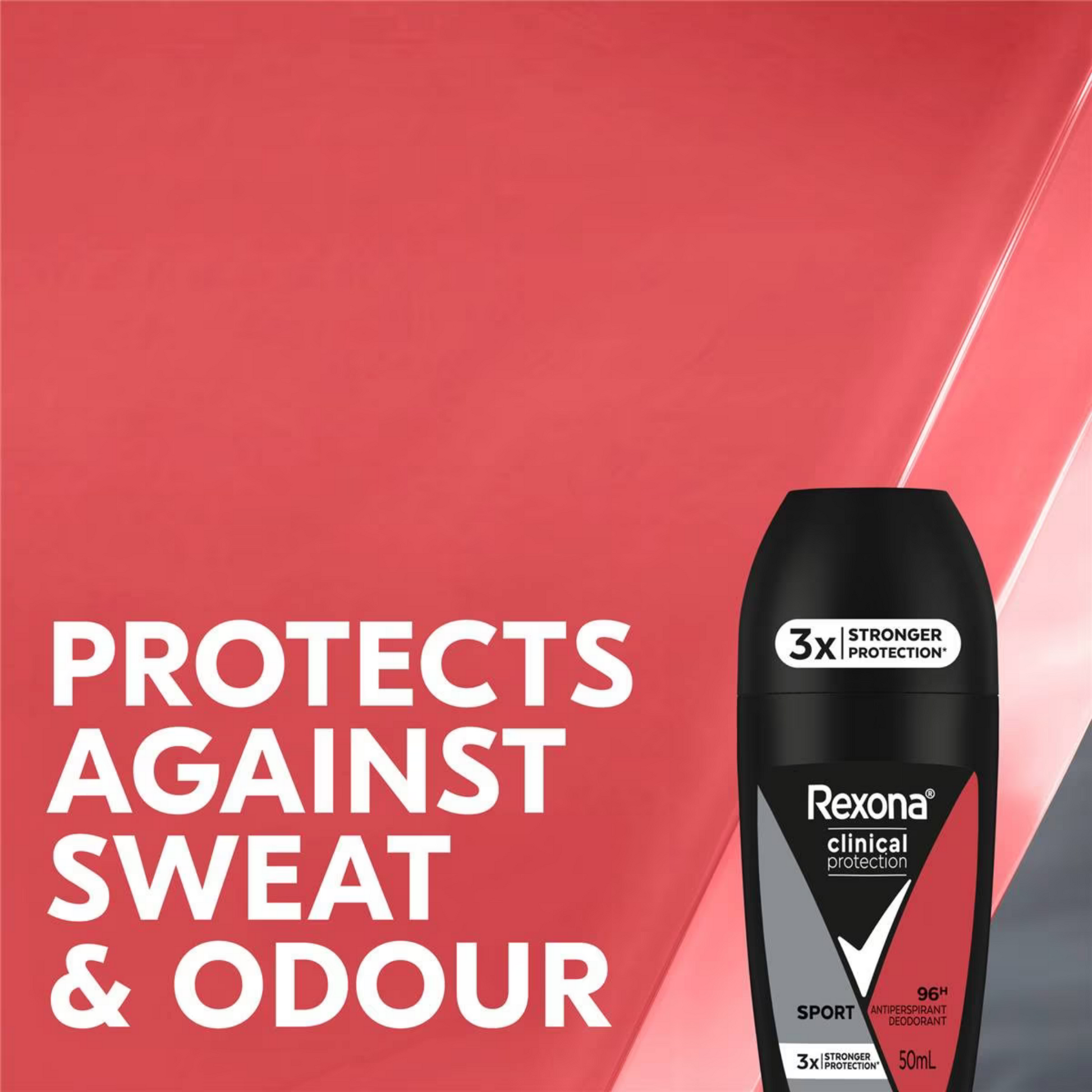 Rexona Clinical Protection Deodorant Roll-On For Men - Sport is a clinical-strength antiperspirant deodorant roll on you can rely on, with a clean, masculine scent.. Best imported foreign Australian authentic original genuine real premium quality luxury brand cheap fragrance price in Dhaka Chittagong Bangladesh.
