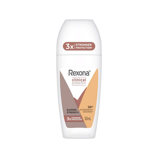 Rexona Clinical Protection Deodorant Roll-On For Women - Summer Strength is a clinical-strength antiperspirant roll on you can rely on, energetic scent of natural flowers. Best imported foreign Australian authentic original genuine real premium quality luxury brand cheap fragrance price in Dhaka Chittagong Bangladesh.
