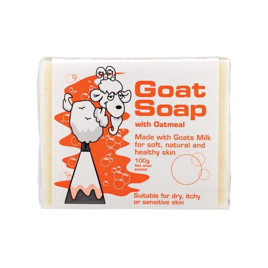 Goat Milk Soap With Oatmeal contains Australian oat bran with colloidal oatmeal, this soap will help restore your skin's natural PH balance. Suitable for dry, itchy, sensitive & eczema-prone skin. Best imported foreign Aussie genuine authentic premium real quality skincare beauty bath soap price in Dhaka Bangladesh.