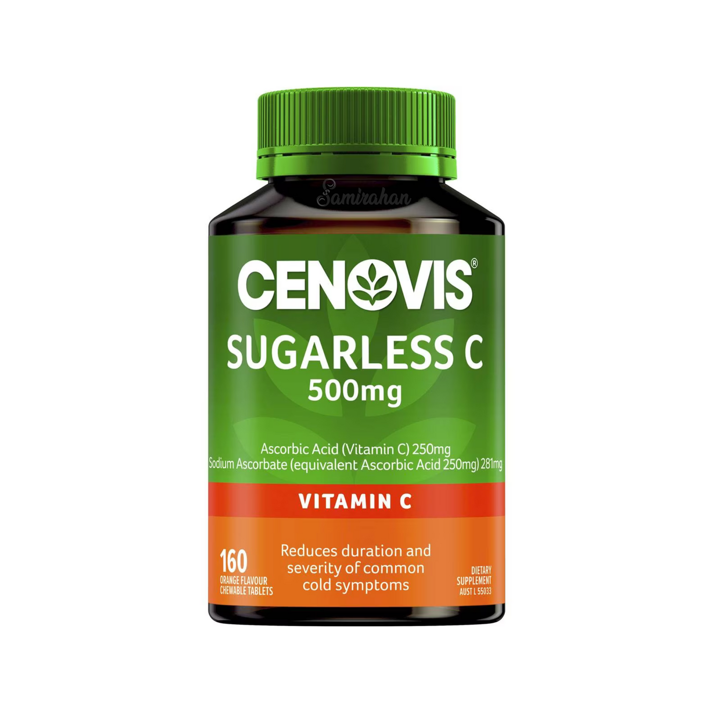 Cenovis Sugarless Vitamin C Chewable 500mg are orange flavoured chewable tablet which ensure regular intake of Vitamin C. Relieves severity of common cold symptoms. Best imported foreign genuine authentic real Australian Aussie premium quality health dietary supplement cheap price in Dhaka Chittagong Sylhet Bangladesh.