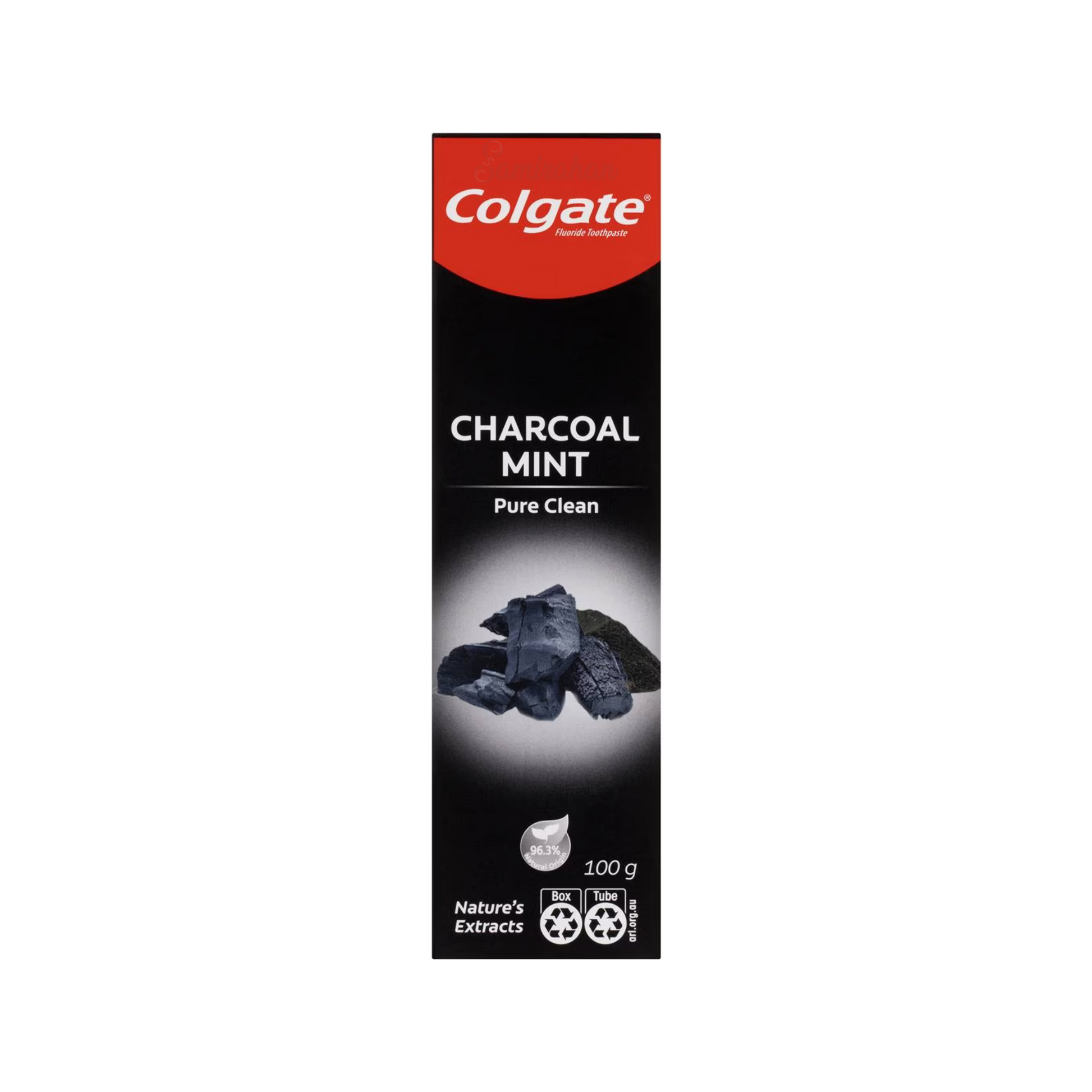 Colgate Nature's Extracts Charcoal Mint Toothpaste provides a gentle clean for healthy teeth & gums. Contains charcoal extract & natural mint oil. Freshens breath. Sugar Gluten free. Vegan. Best genuine authentic imported foreign Australian premium real quality dental health toothpaste cheap price in Dhaka Bangladesh.