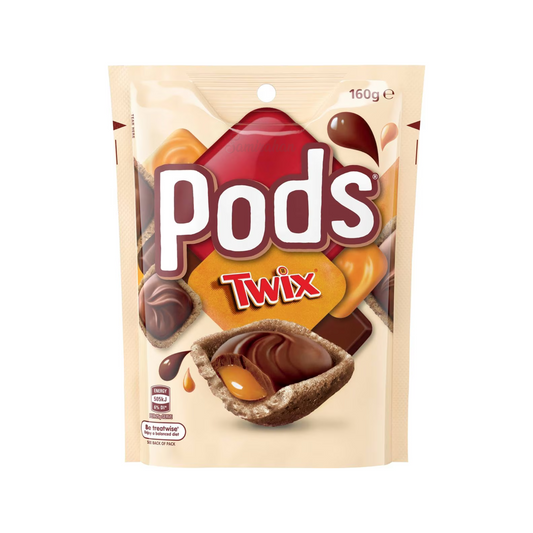 Pods Twix Chocolate Snack are perfect treat or chocolate snack. Shaped like a shell, it contains delicious caramel cradled in a crispy baked wafer, Halal certified. Best imported foreign genuine authentic real Australian Aussie premium quality snack chocolates choco cocoa candy sweets cheap price in Dhaka Bangladesh.