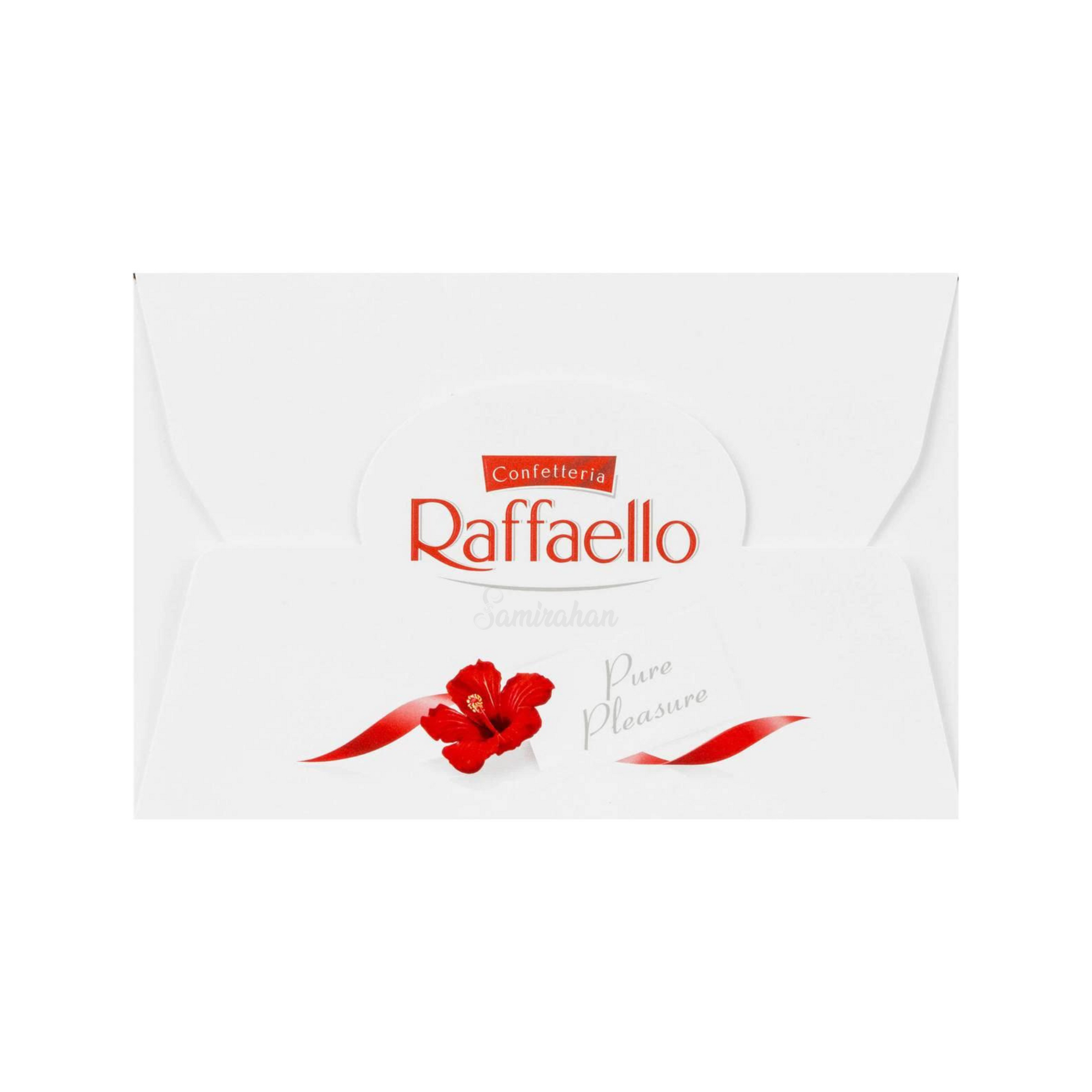 Raffaello Gift Box Ballotin is a precious heart of white almond enveloped in a delicious creamy filling, all enclosed in a crispy wafer shell scattered with fragrant coconut flakes. Best imported foreign Australian Aussie genuine authentic premium sweets gift idea candy real snack cheap price in Dhaka Bangladesh.