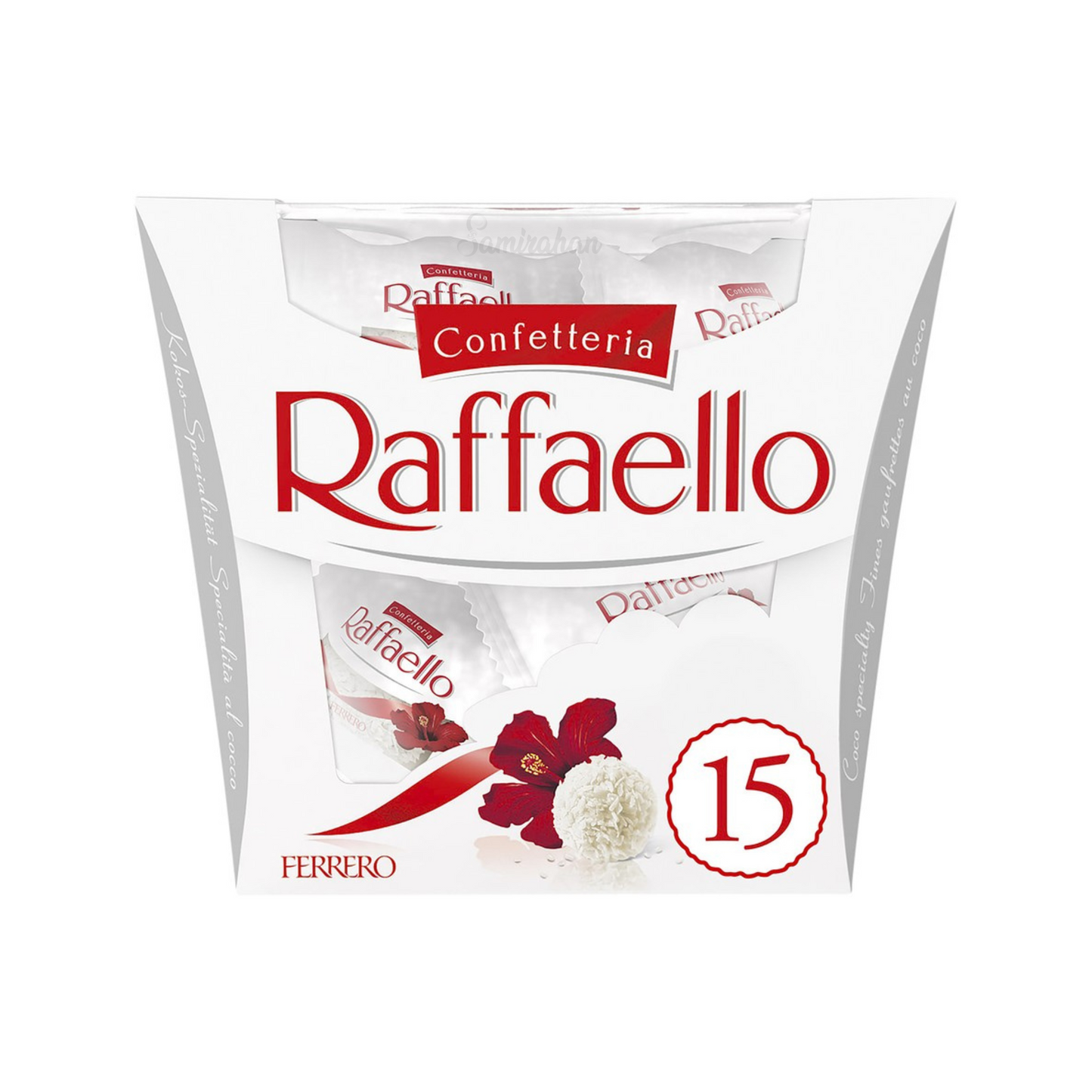 Raffaello Coconut And Almond is a precious heart of white almond enveloped in a delicious creamy filling, all enclosed in a crispy wafer shell scattered with fragrant coconut flakes. Best imported foreign Australian Aussie genuine authentic premium sweets gift idea candy real snack cheap price in Dhaka Bangladesh.