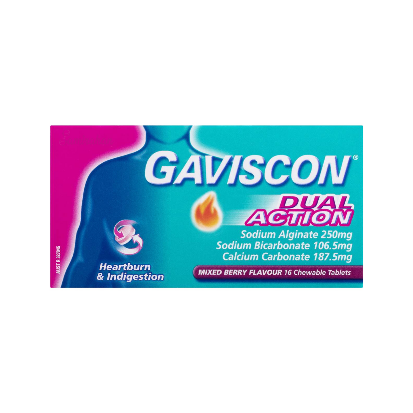 Gaviscon Dual Action Relief Mixed Berry is a dual-acting formula for heartburn & indigestion. These Chewable Tablets helps relieve gastric problem. Best imported foreign Australian Aussie genuine authentic premium quality real healthy gas stomach ache cure medicine cheap price in Dhaka Chittagong Sylhet Bangladesh.