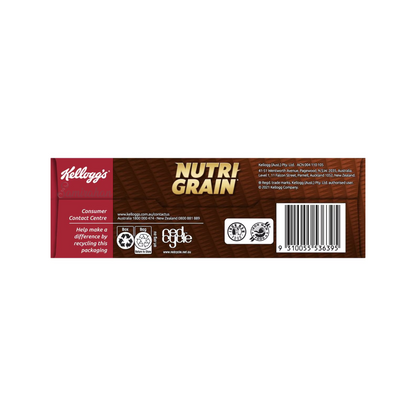 Kellogg's Nutri Grain Protein Breakfast Cereal made with wheat, oats & corn is a source of protein & fibre, a great way to start the day. Halal. No artificial colours, flavours or preservatives. Best imported authentic genuine foreign Australian Aussie meal food healthy health nutrition cheap price in Dhaka Bangladesh.