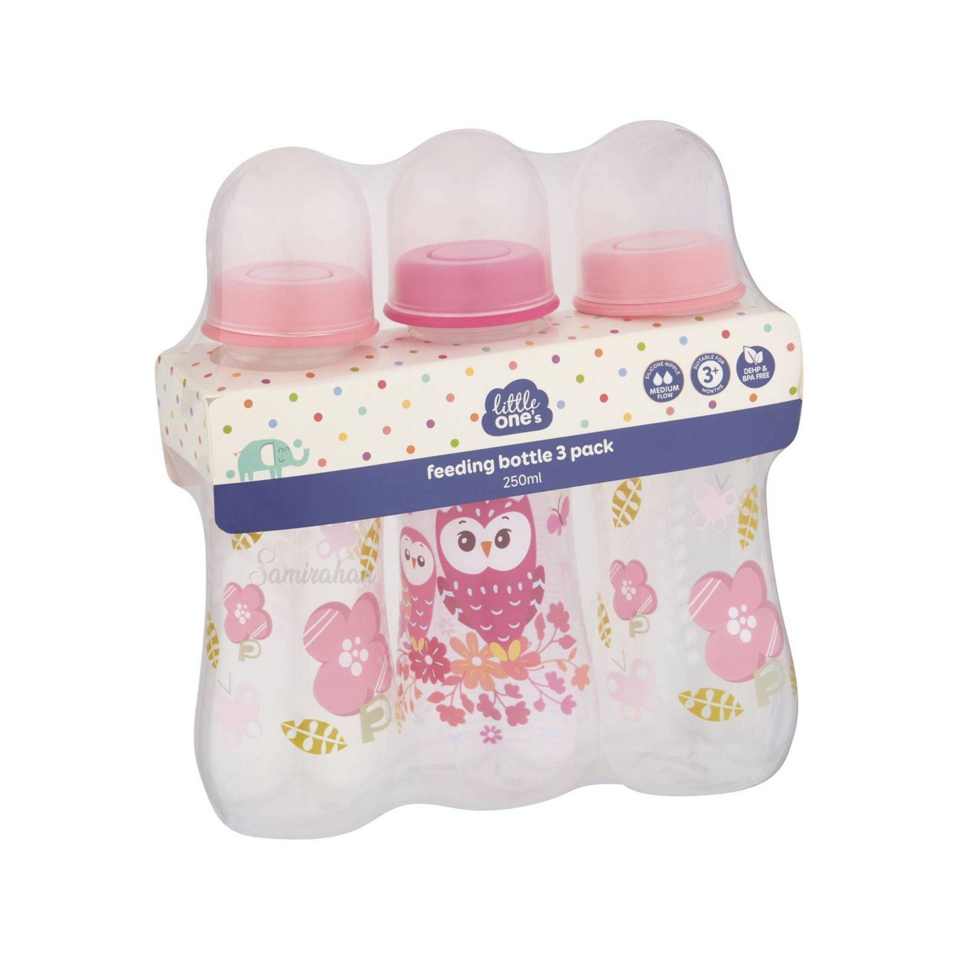 Little One's Feeding Bottles are suitable for 3+ months & DEHP & BPA free. It comes with silicone nipple, provides medium flow. Best imported foreign Australian Aussie brand baby feeder feeding bottle safe premium quality authentic genuine real cheap price in Dhaka Chittagong Sylhet Barisal Comilla Rajshahi Bangladesh.