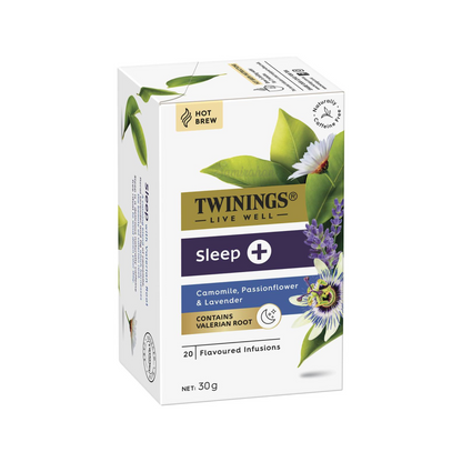 Twinings Live Well Sleep bag Tea naturally caffeine free calming blend Valerian Root Best authentic import Australia British UK instant strong cheap price in bd