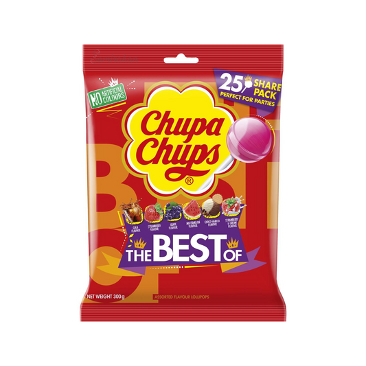 Chupa Chups Lollipops are world famous lollipops loved by kids all over the planet! Halal suitable. Best imported foreign genuine authentic real Australian Aussie Spanish brand luxury kids children premium quality snack candy lolly lollie lollies chocolates choco cocoa sweets cheap price in Dhaka Chittagong Bangladesh.