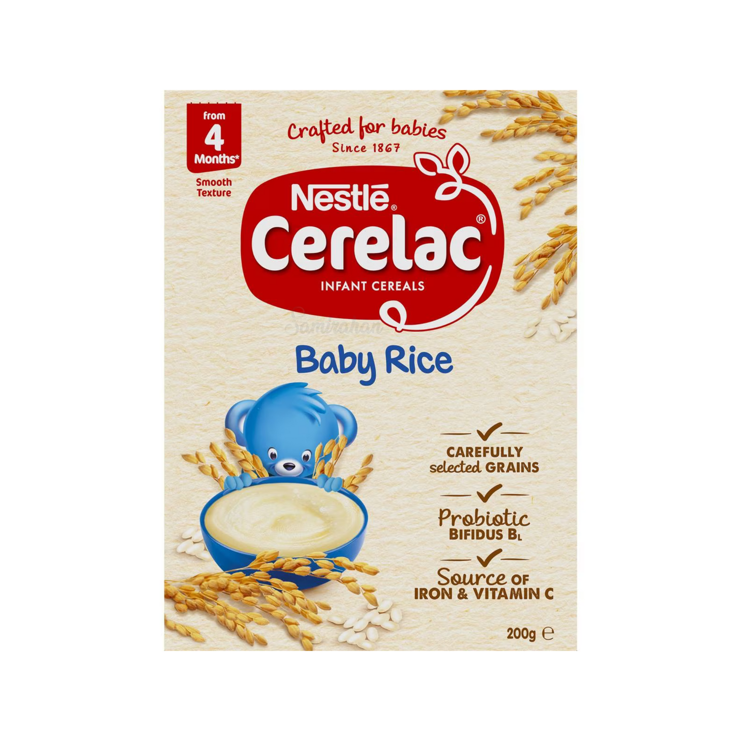 Nestle Cerelac Baby food Rice Cereal contains single grains iron smooth ideal babies Best import Australian authentic child infant snack healthy low price in bd