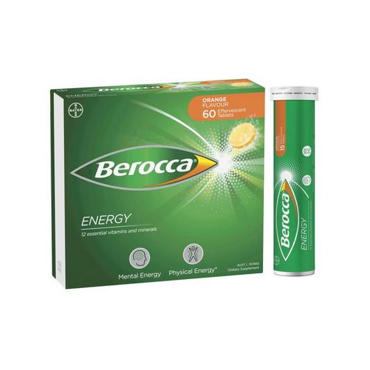 Berocca Energy Vitamin B C Effervescent Multivitamin Drink health Orange support physical immunity mental Best import Australia hydration sports low price in bd