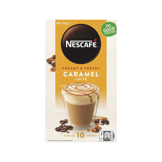 Nescafe Caramel Latte Coffee makes your daily coffee routine a little more enjoyable. With a delectable layer of velvety froth and quality coffee infused with irresistibly smooth caramel flavour. Best genuine authentic foreign imported real premium Australian instant strong delicious coffee price in Dhaka Bangladesh.