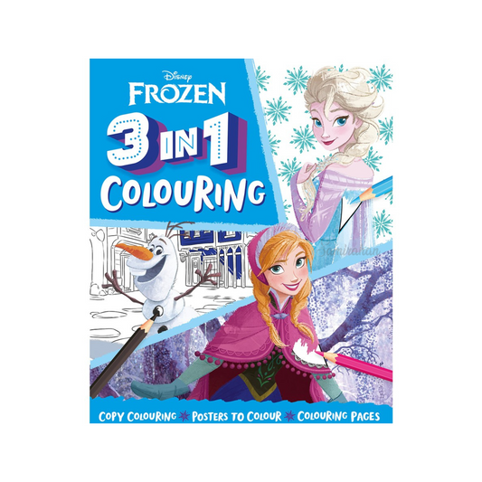 Disney Frozen 3 In 1 Colouring Book (Australia)