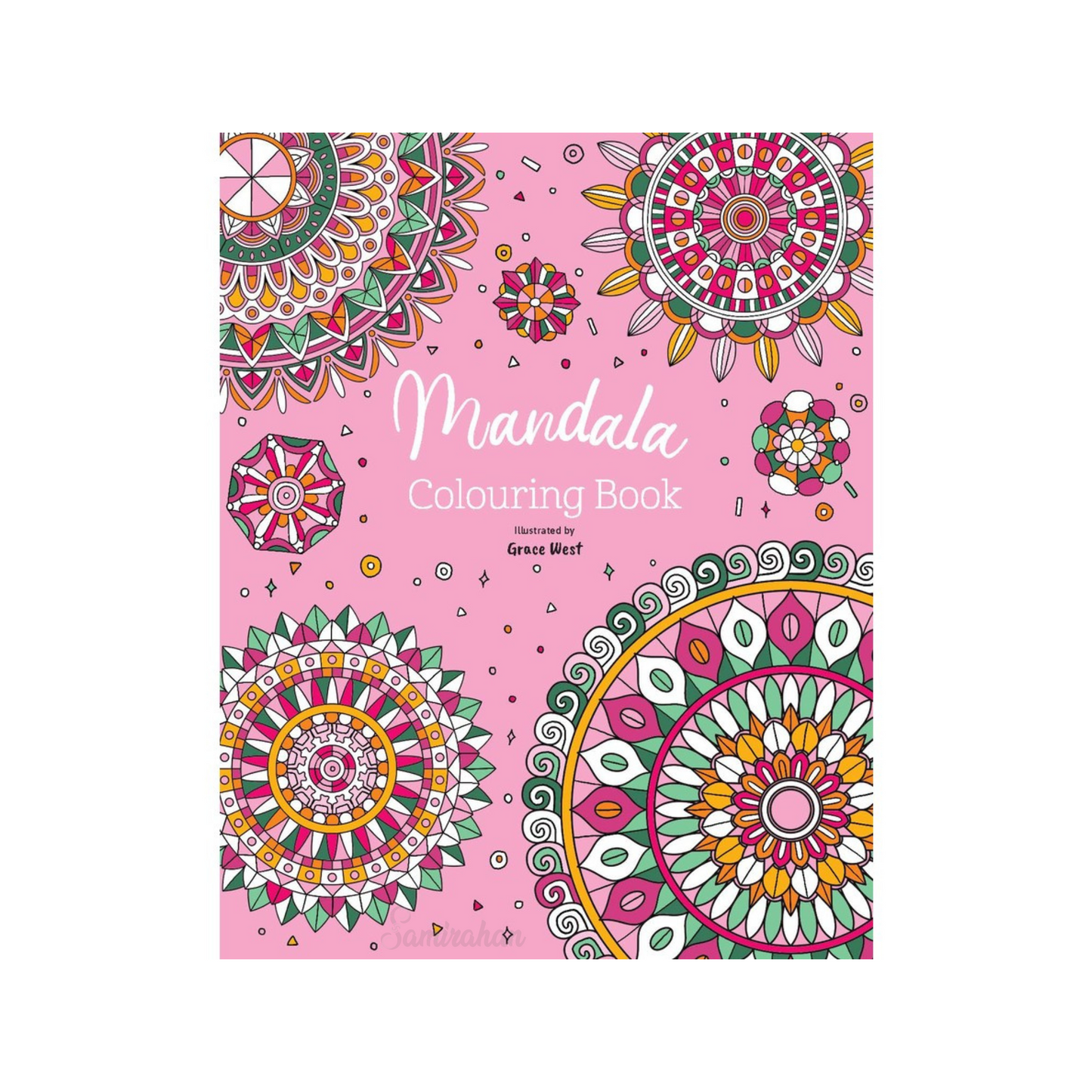 Mandala new coloring book with illustrations by Grace West. Best imported foreign Australian authentic genuine real brand premium exciting colour education creative creativity development pencil fun play toy boi khelna bikash cheap price in Dhaka Chittagong Sylhet Rajshahi Comilla Barisal Khulna Bogra Cox's Bangladesh