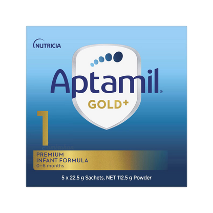 Aptamil Gold+ 1 Baby Infant Formula is a nutritionally complete premium milk powder, suitable for infants from birth to 6 months. Halal vegetarian suitable best imported foreign genuine real authentic Australian New Zealand cow quality safe healthy feeding food growth cheap price in Dhaka Sylhet Chittagong Bangladesh