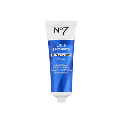 No7 Lift Luminate TRIPLE ACTION Primer is a lightweight, flexible formula that effectively minimizes fine lines & wrinkles. Best imported foreign authentic original real genuine UK British premium product brand quality luxury boots skincare care beauty makeup face wash cheap price in Dhaka Chittagong Sadar Bangladesh