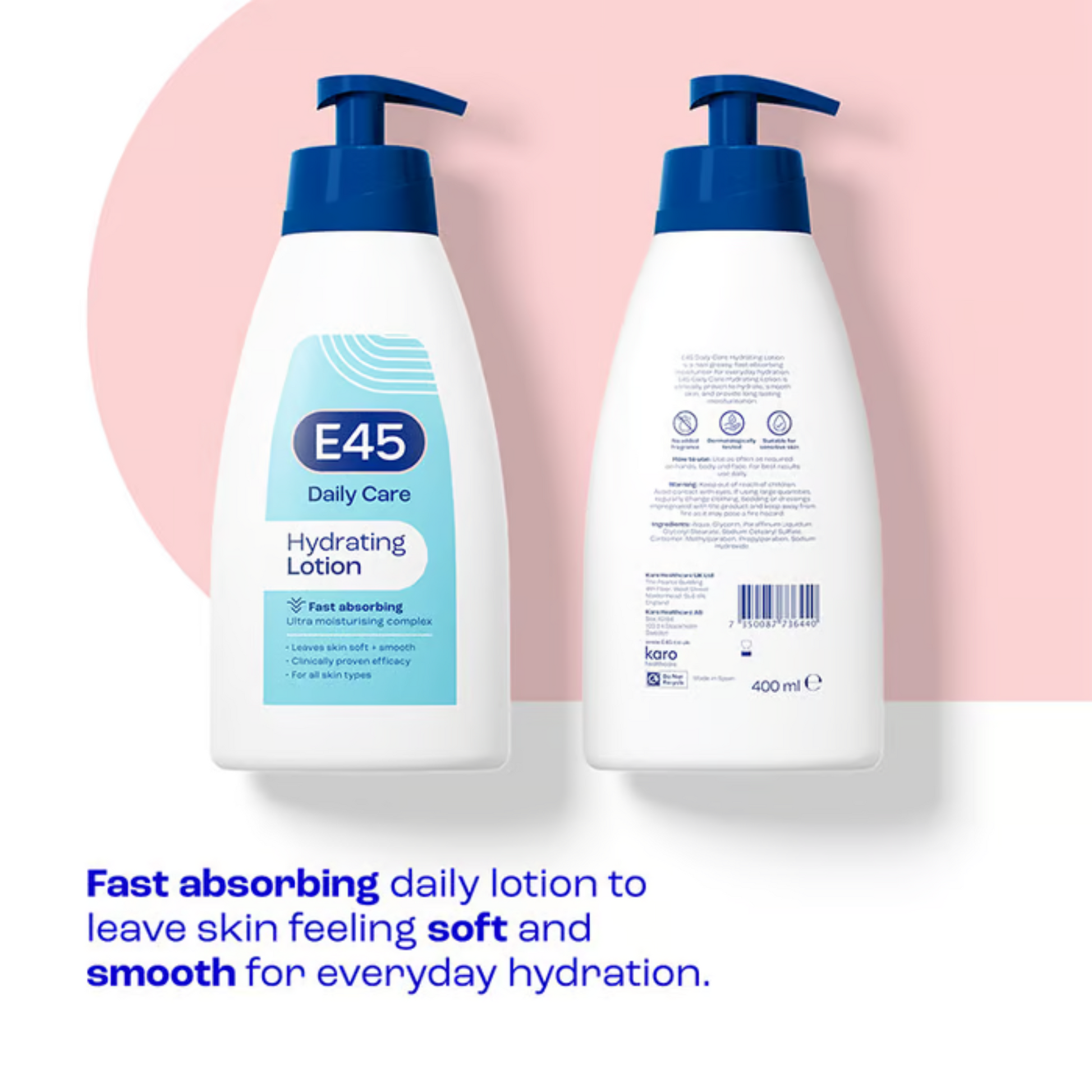 E45 Daily Care Hydrating Lotion Offer online lotion Luxurious Hydrating Sensitivity Best imported UK USA genuine authentic premium skin care beauty low price BD