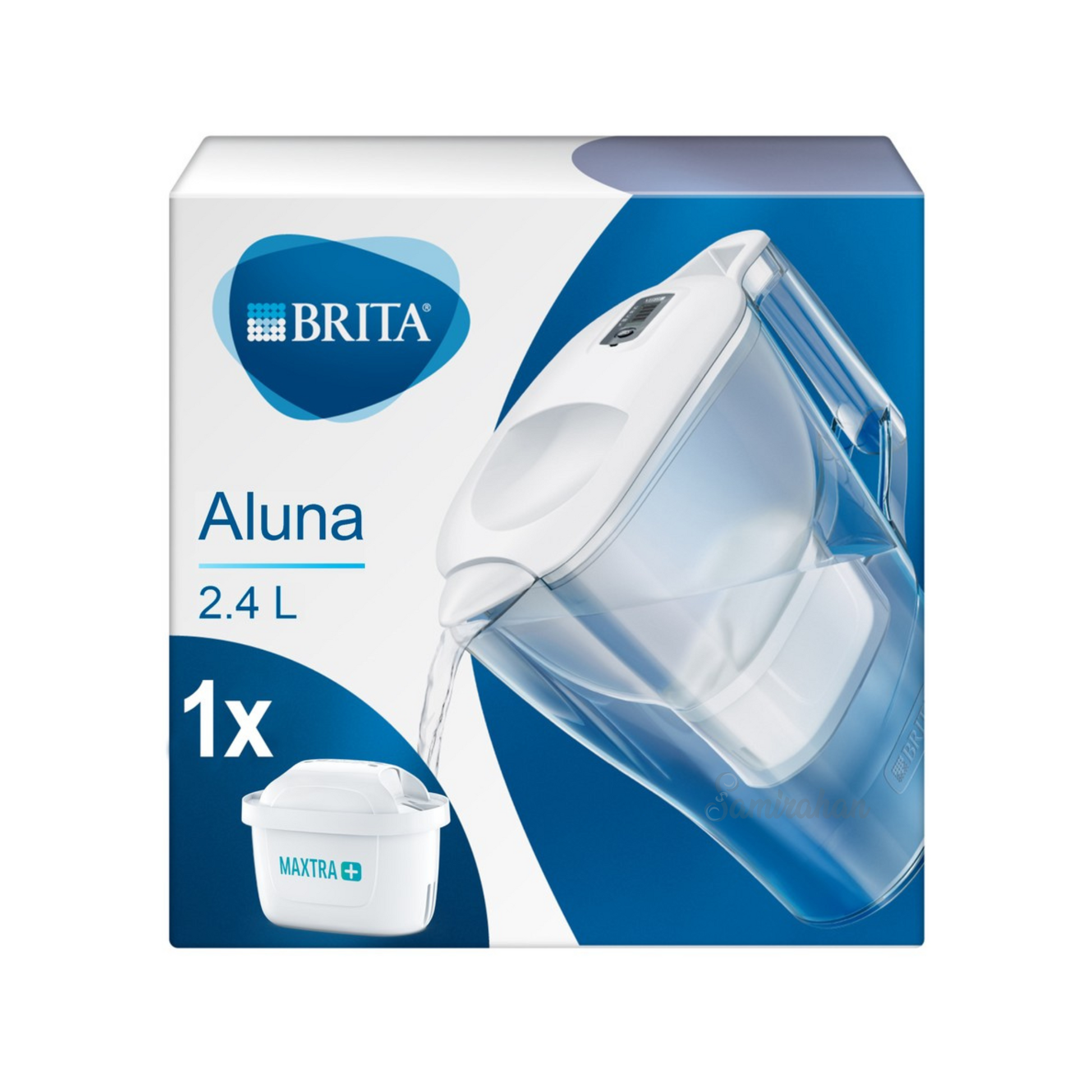 BRITA Aluna 2.4L Water Filter Jug uses advanced MicroFlow technology to effectively reduce impurities found in tap water. Best imported foreign genuine authentic original real Australian British premium brand quality purifier healthy lifestyle natural pure drinking safe best price in Dhaka Chittagong Sylhet Bangladesh