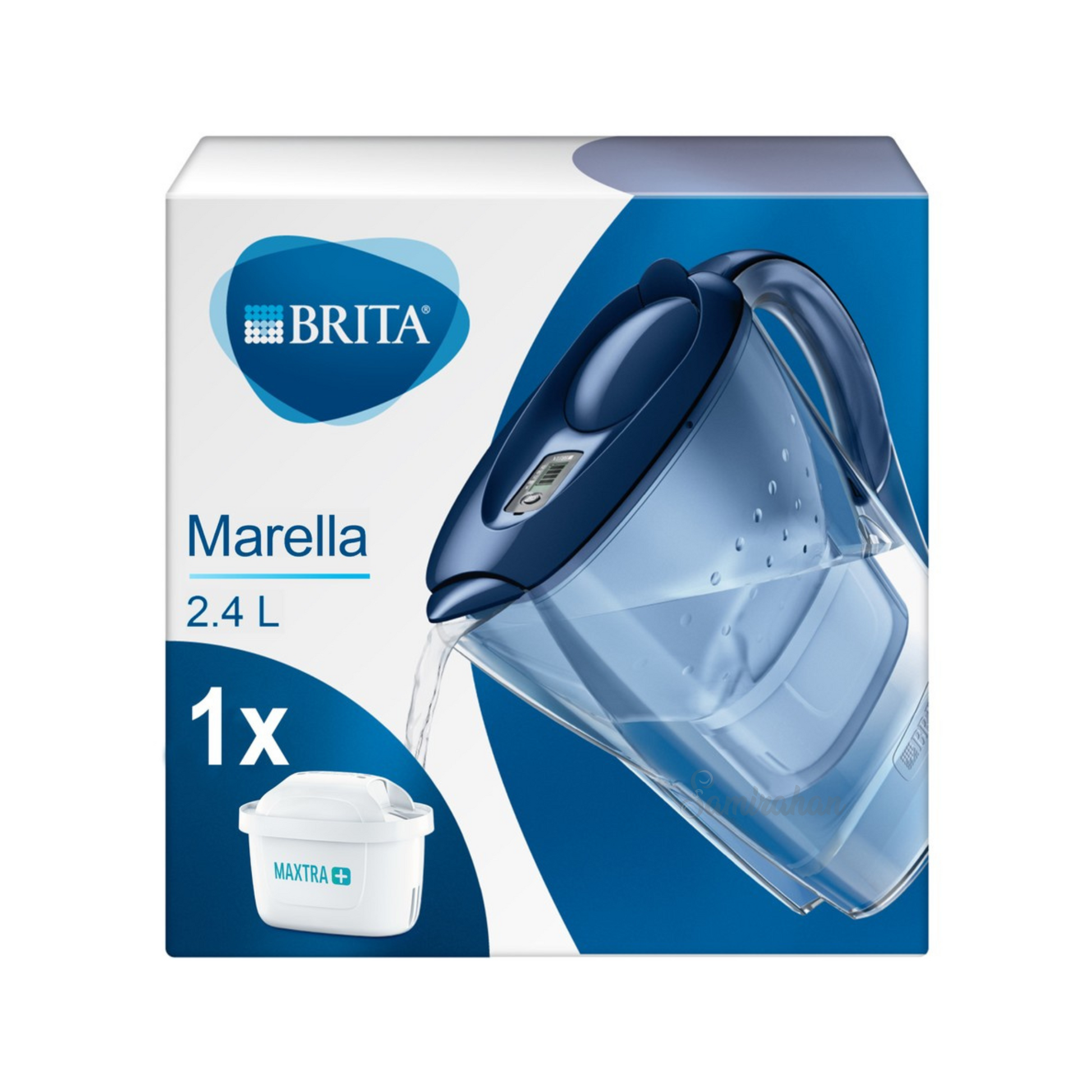 BRITA Marella 2.4L Filter Jug uses advanced MicroFlow technology to effectively reduce impurities found in tap water. Best imported foreign genuine authentic original real Australian British premium brand quality purifier healthy lifestyle natural pure drinking safe best price in Dhaka Chittagong Sylhet Bangladesh