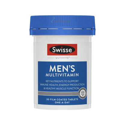 Improve your overall health and well-being with Swisse Ultivite Men's Multi Vitamin Tablets. Best imported foreign Australian Aussie authentic genuine original real boy chele purush healthy muscle function maintain care premium brand support energy luxury help quality strong cheap price in Dhaka Chittagong Bangladesh