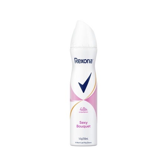 Experience confident freshness with REXONA Women Antiperspirant Aerosol Deodorant Sexy Bouquet. Best imported foreignbv protection Perfume Australian authentic genuine real  Women premium sweat perfect Advanced solutiony Original Confidence luxury brand Body Heat Activated cheap fragrance price in bd Dhaka Bangladesh