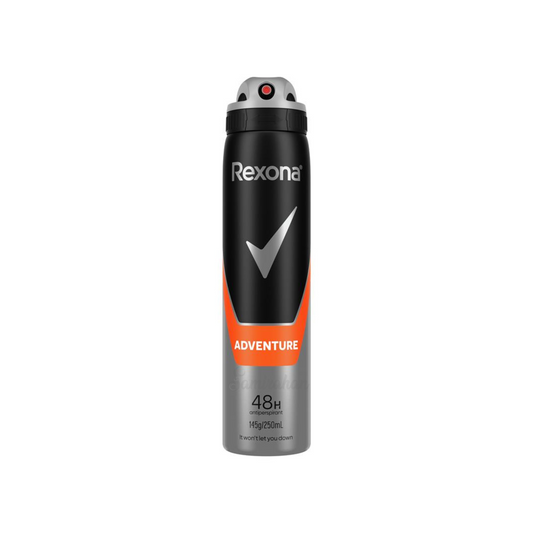 Stay fresh and protected all day long with Rexona Men Adventure Aerosol Antiperspirant Deodorant. imported foreign Australian genuine perfume man premium features Antiperspirant sweat good quality perfect Advanced alcohol free Confidence luxury original brand Body Activated cheap fragrance price in bd Dhaka Bangladesh