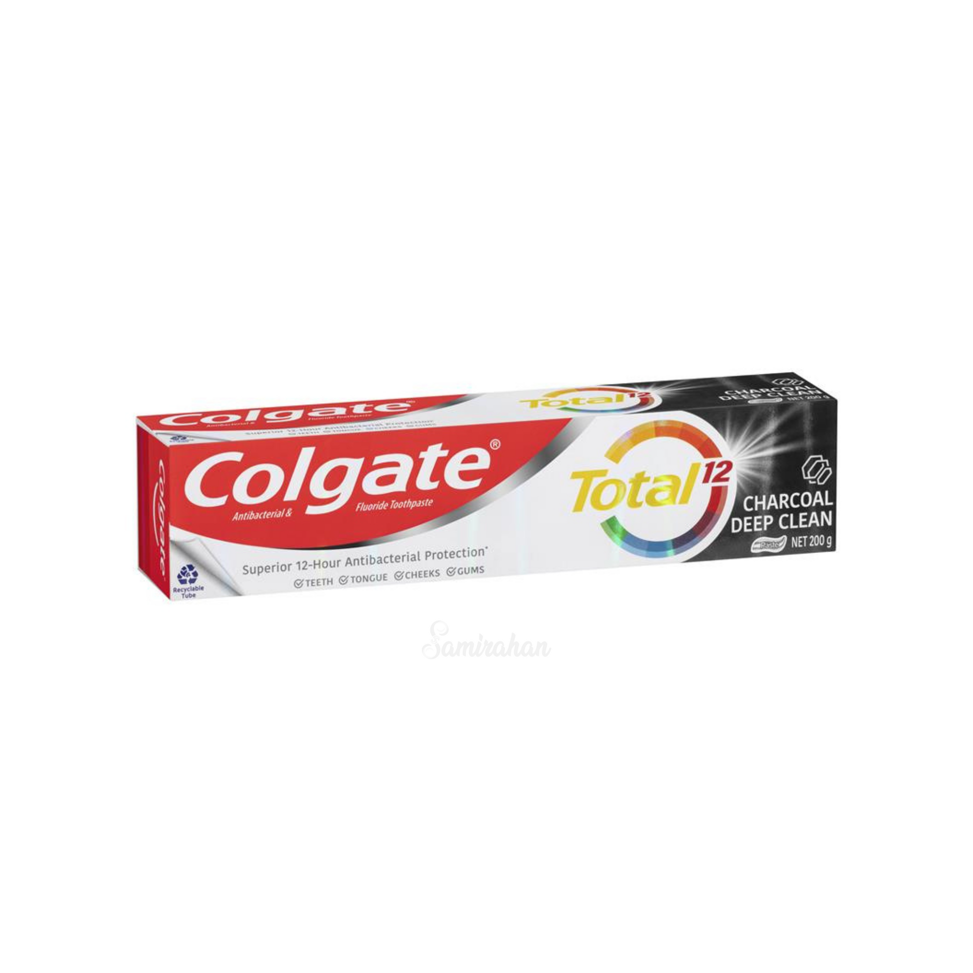 Experience a superior clean with Colgate Antibacterial Toothpaste Total Charcoal Deep Clean. Best genuine authentic original Remove plaque Protect enamel Prevent cavities tartar buildup Freshen breath Whiten teeth dat gums imported foreign Australian premium quality dental health price in bd Dhaka Chittagong Bangladesh