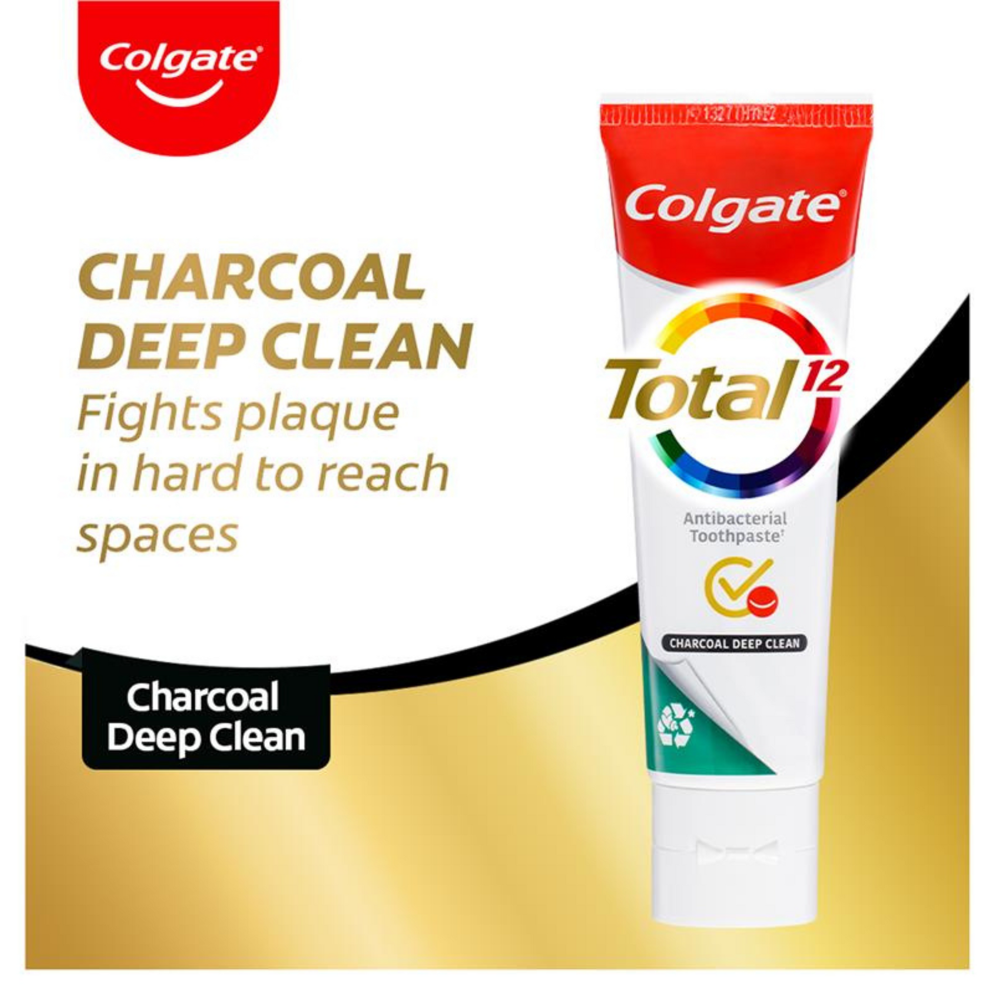 Experience a superior clean with Colgate Antibacterial Toothpaste Total Charcoal Deep Clean. Best genuine authentic original Remove plaque Protect enamel Prevent cavities tartar buildup Freshen breath Whiten teeth dat gums imported foreign Australian premium quality dental health price in bd Dhaka Chittagong Bangladesh