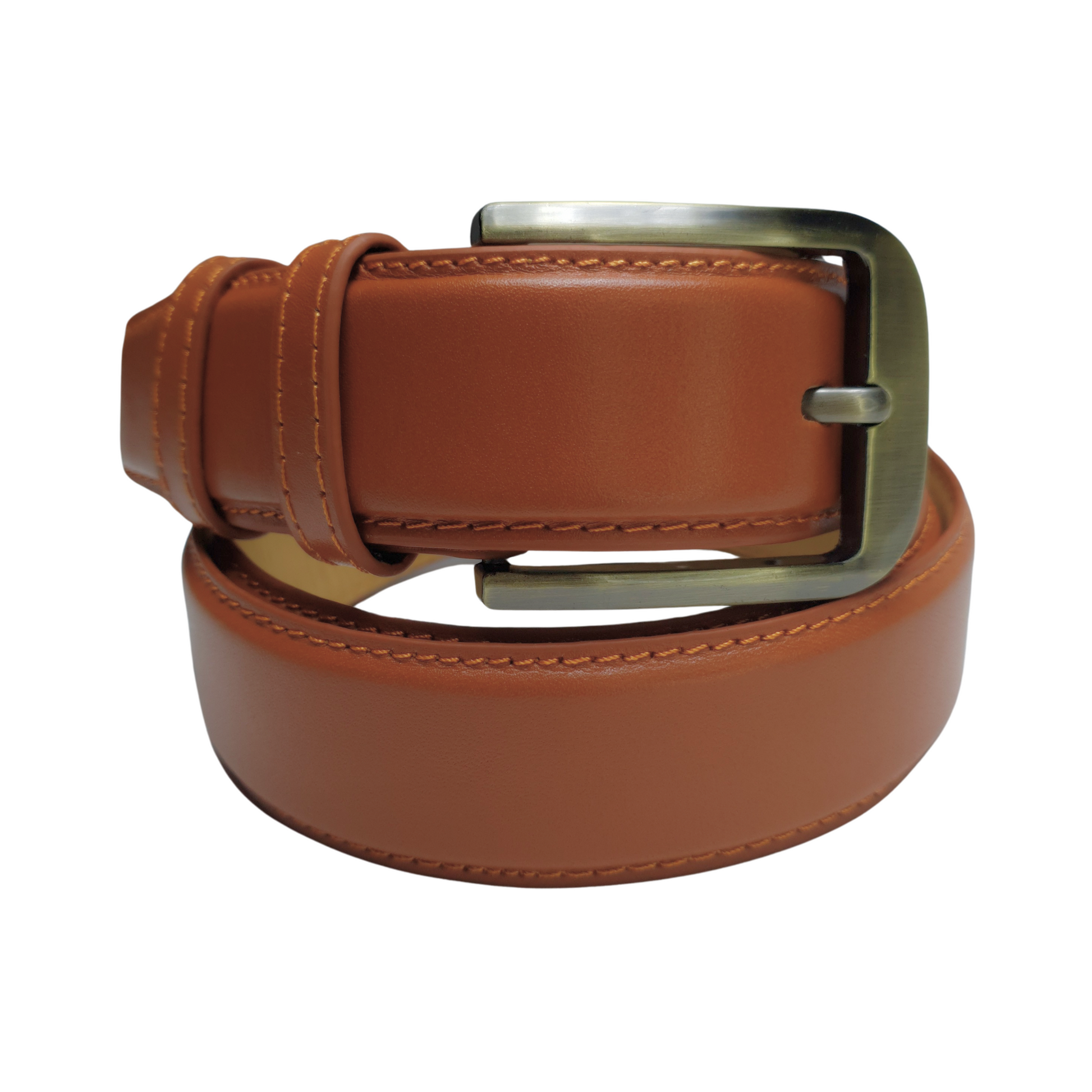Men's Premium Waist Belt Authentic leather Camel Color steel buckle Bata style vegtan exclusive comfort fit fashion amazon price Dhaka Khulna Chittagong Sylhet apex bata Khilkhet Nikunja Kuril Mohakhali DOHS Kalabagan Dhanmondi Keraniganj