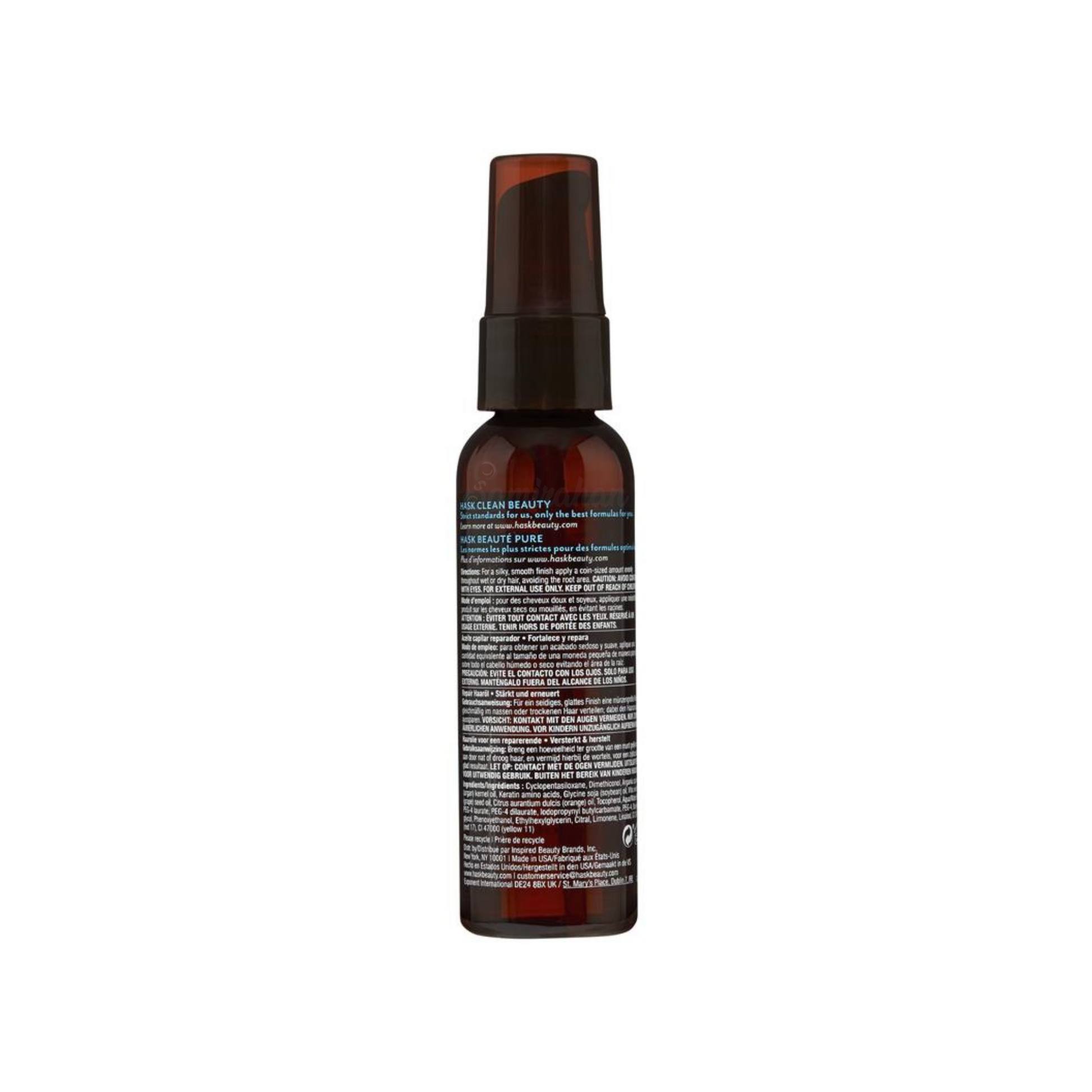 Revitalize your damaged and frizzy hair with Hask Argan Oil Repairing Shine Oil. Best imported foreign genuine authentic original dry soft premium organic quality health beauty skincare dietary anti ageing incredibly Softens renews Clean restores shiny silky Protein  Moroccan oil price in bd Dhaka Chittagong Bangladesh