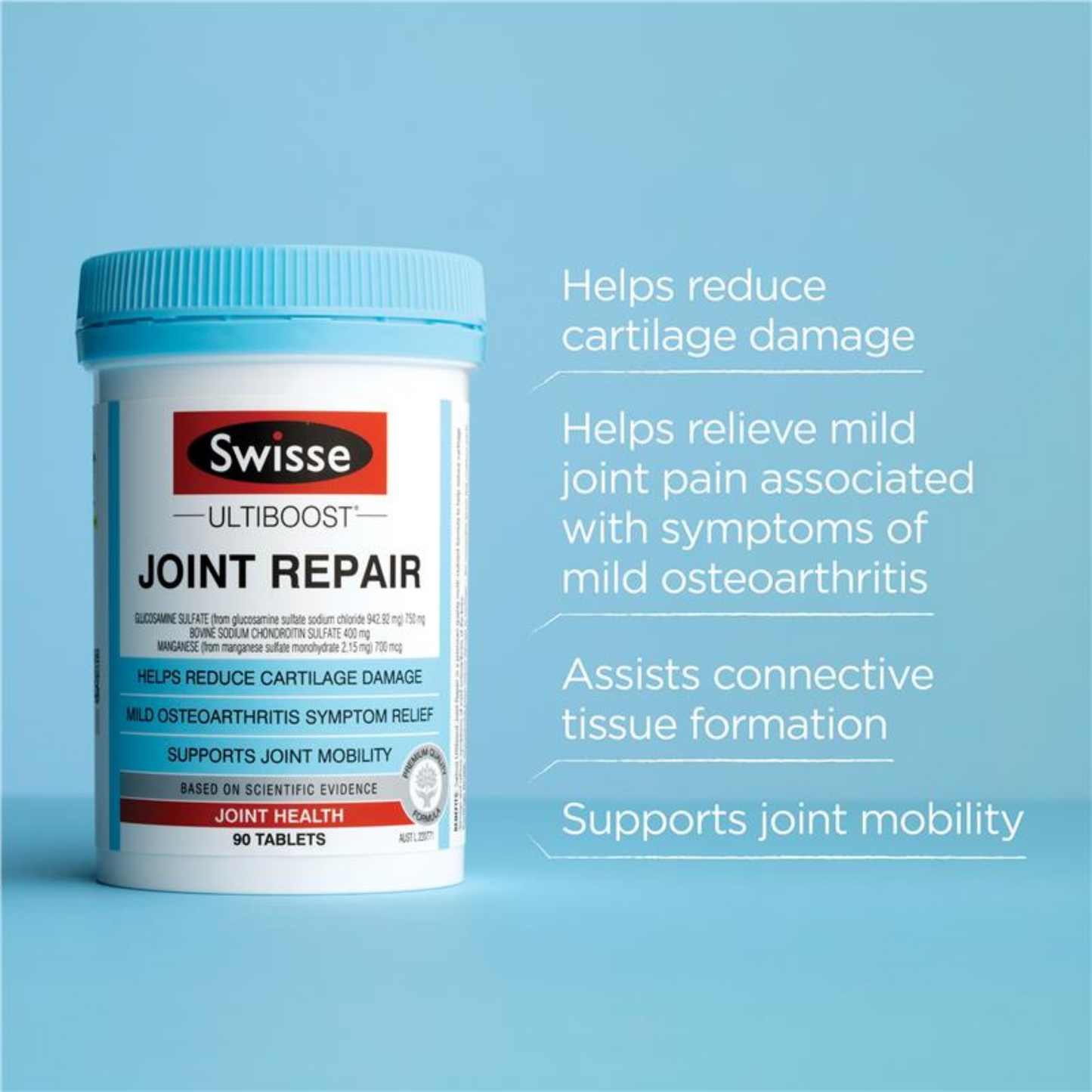 Support your joint health with Swisse Ultiboost Joint Repair. Glucosamine Chondroitin Best imported foreign Aussie genuine premium brand dietary tablet foreign Australian authentic original real calcium healthy care energy premium cartilage nutrients luxury quality strong cheap price in BD Dhaka Chittagong Bangladesh