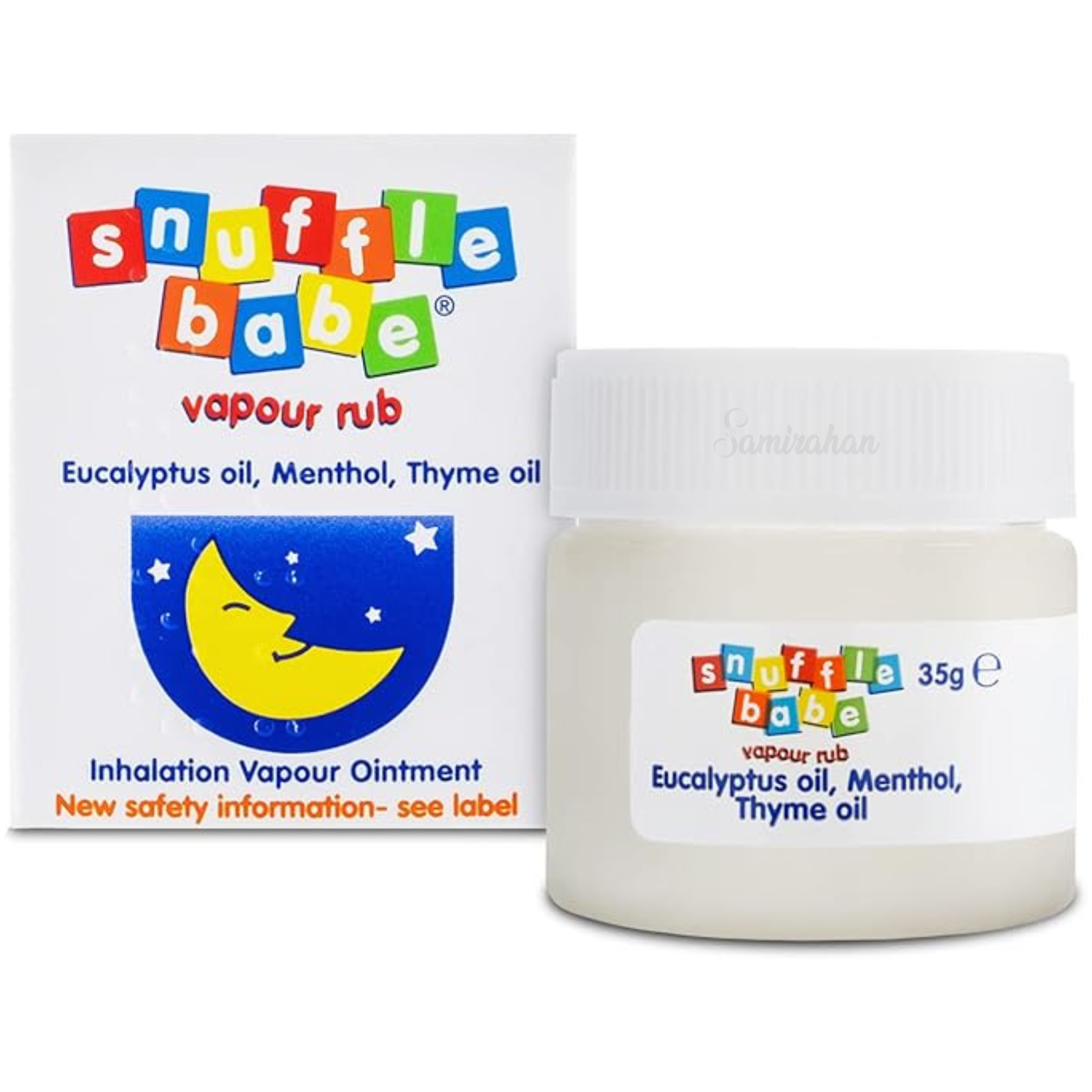 Snufflebabe Vapour Rub Nasal Congestion Relief (UK) 35g – Samirahan BD