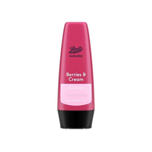 Boots Everyday Berries Cream Moisturising Shower Gel give delightful burst fruity fragrance. Positively Dust Brightening Daily cleanses skin smoth Soap glow improve clarity softer Best original genuine foreign imported UK Moisturizer Body premium real quality wash cheapest price in bd Dhaka Chittagong Khulna Bangladesh