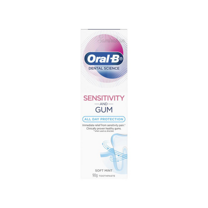 Oral B Sensitivity & Gum All Day Protection Toothpaste offers immediate relief from sensitivity and strengthens gums for clinically proven health. Regular use healthy gums strong teeth Best genuine imported foreign Australian  premium quality dental original formula germ free white clean price in bd Dhaka Bangladesh