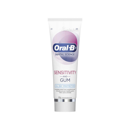 Oral B Sensitivity & Gum All Day Protection Toothpaste offers immediate relief from sensitivity and strengthens gums for clinically proven health. Regular use healthy gums strong teeth Best genuine imported foreign Australian  premium quality dental original formula germ free white clean price in bd Dhaka Bangladesh