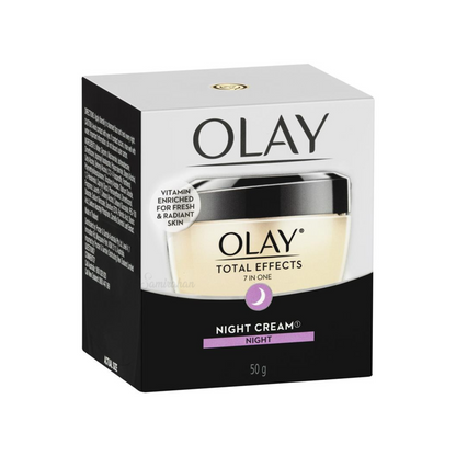 Olay Total Effects 7 in One Night Face Cream Moisturiser vitamin enriched formula designed rejuvenate refresh skin. Best import foreign Cleanser Dark spot Serum look makeup authentic real original advance genuine anti ageing quality glow care brand premium Australia cheap price in BD Dhaka Chittagong Sylhet Bangladesh