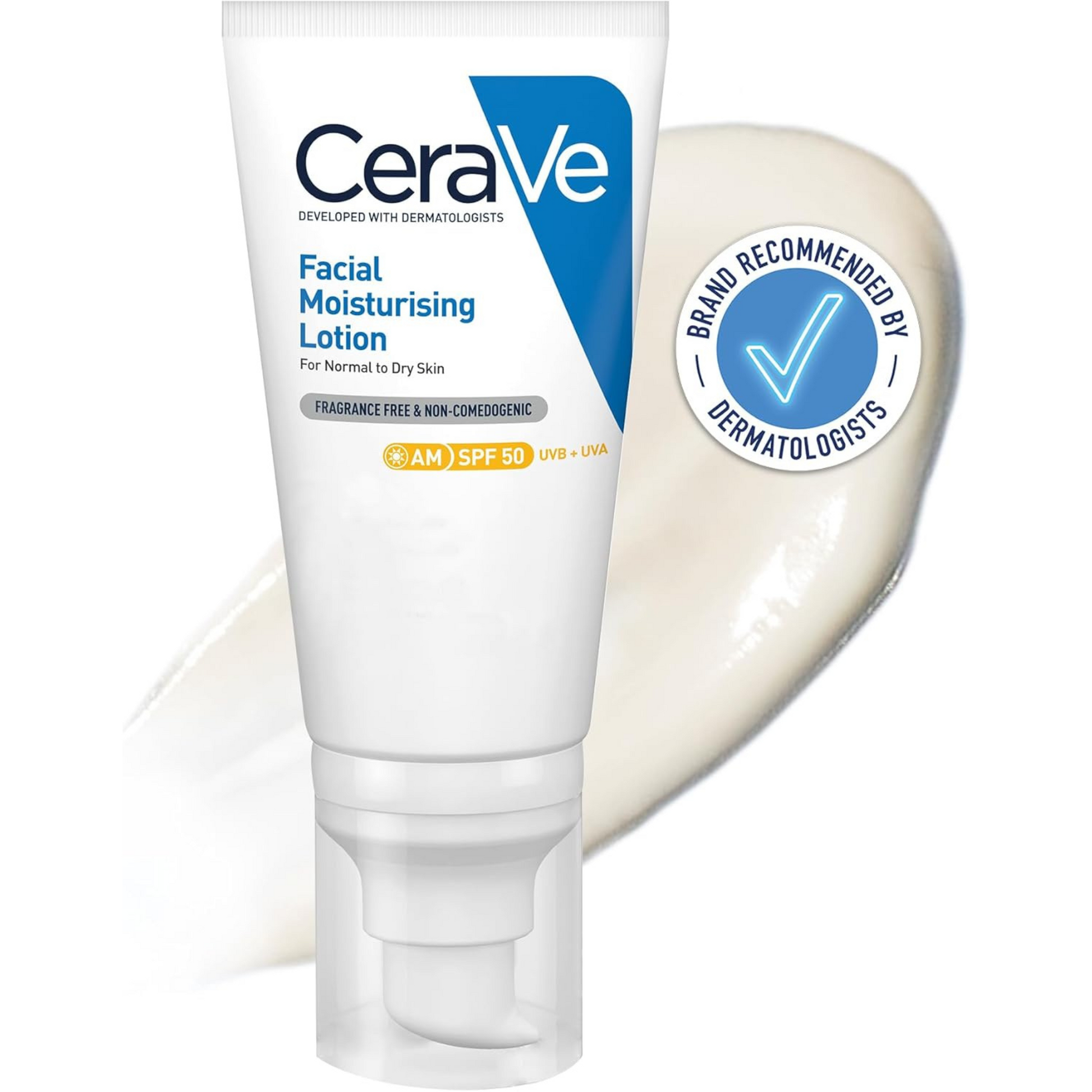 CeraVe AM Facial Lotion moisturizer SPF 50+ provides  protection dry Dark spot Best Pimple import UK genuine authentic premium beauty skincare low price in BD