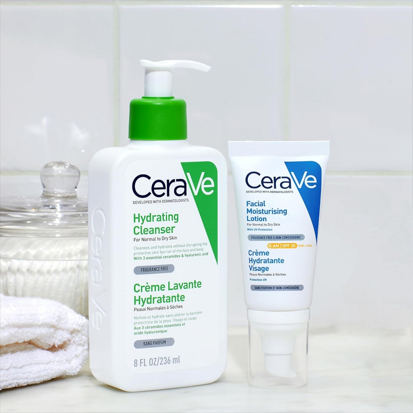 CeraVe AM Facial Lotion moisturizer SPF 50+ provides  protection dry Dark spot Best Pimple import UK genuine authentic premium beauty skincare low price in BD