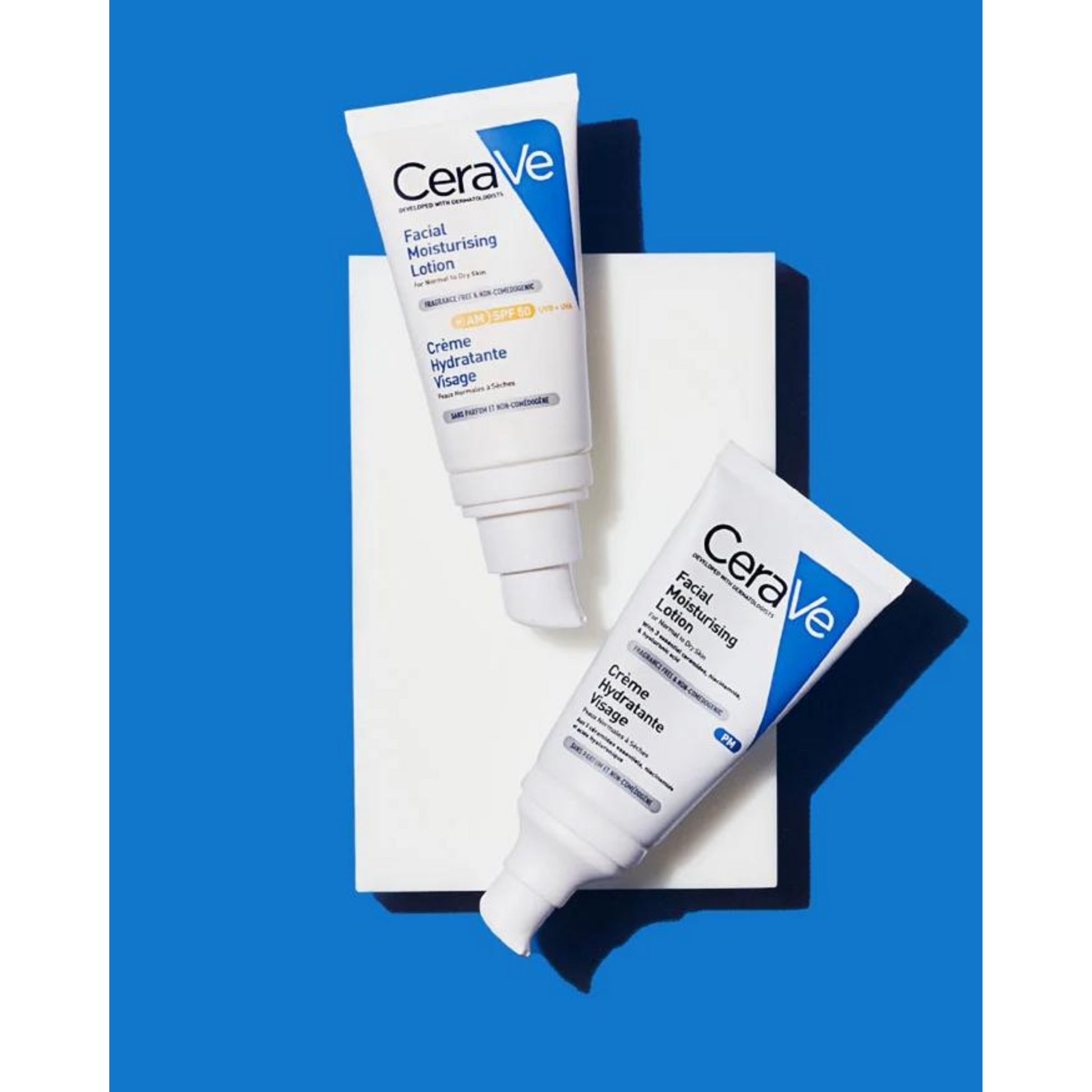 CeraVe AM Facial Lotion moisturizer SPF 50+ provides  protection dry Dark spot Best Pimple import UK genuine authentic premium beauty skincare low price in BD