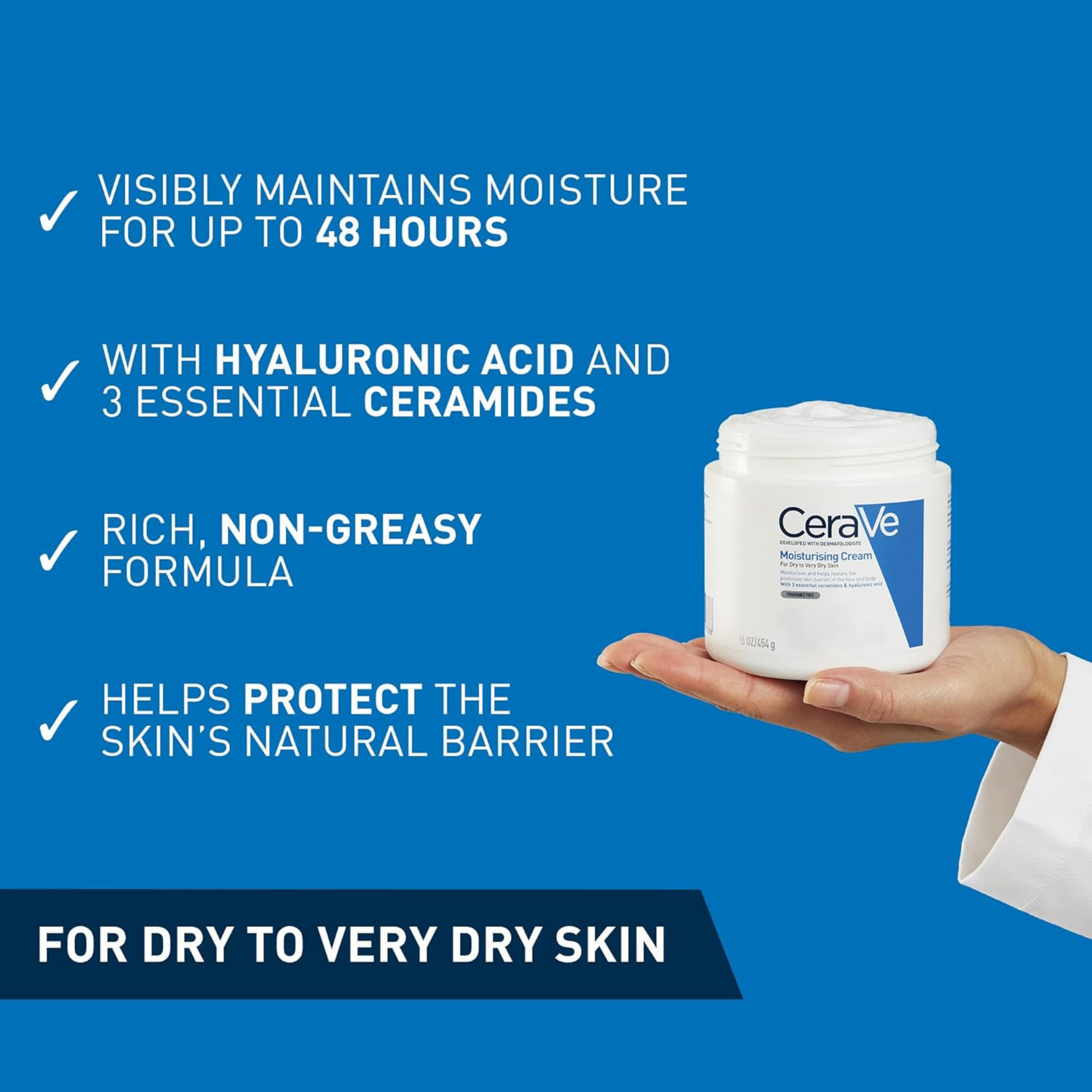 CeraVe Moisturizing Cream Vitamin Dark spot lotion bright soft Sunburn circle body face natural Best imported UK genuine authentic beauty care low price in BD