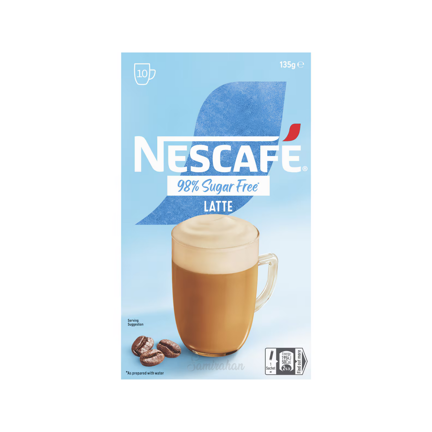 Nescafe 98% Sugar Free Latte Coffee is naturally sweetened offer you a creamy coffee experience that’s simply delightful. quality irresistibly smooth creamy flavour Treat tiredness reduce Raw original Best genuine authentic foreign imported real premium Australian instant strong product cheap price in Dhaka Bangladesh