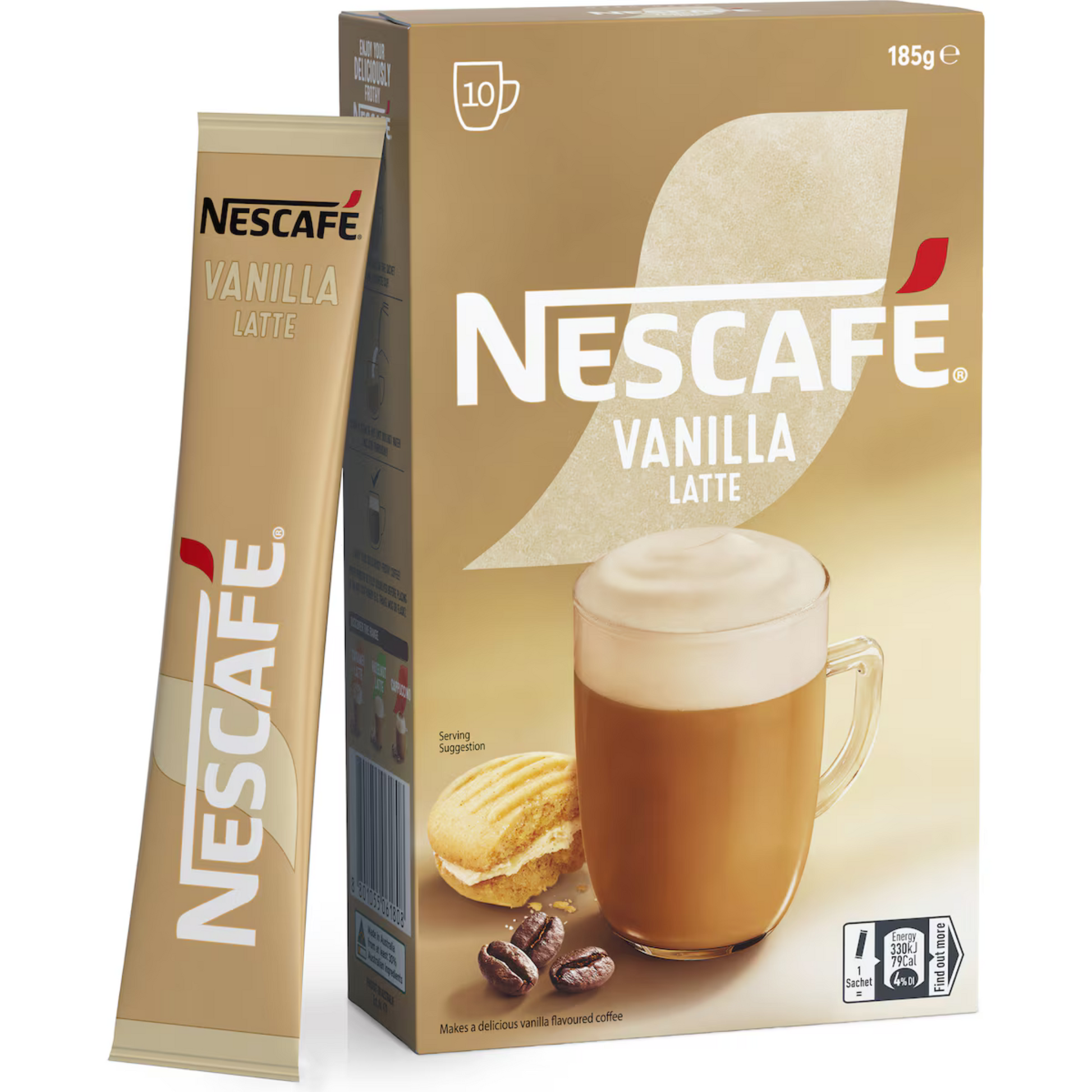 Treat yourself to a heavenly vanilla experience with Nescafe Creamy Vanilla Latte Coffee. Arabica Robusta Classic rich beans Roasted Tired sleep raw frothy Decaf blond good quality Best genuine authentic foreign imported real premium Australian instant strong delicious coffee Cheap price in Dhaka Chittagong Bangladesh.