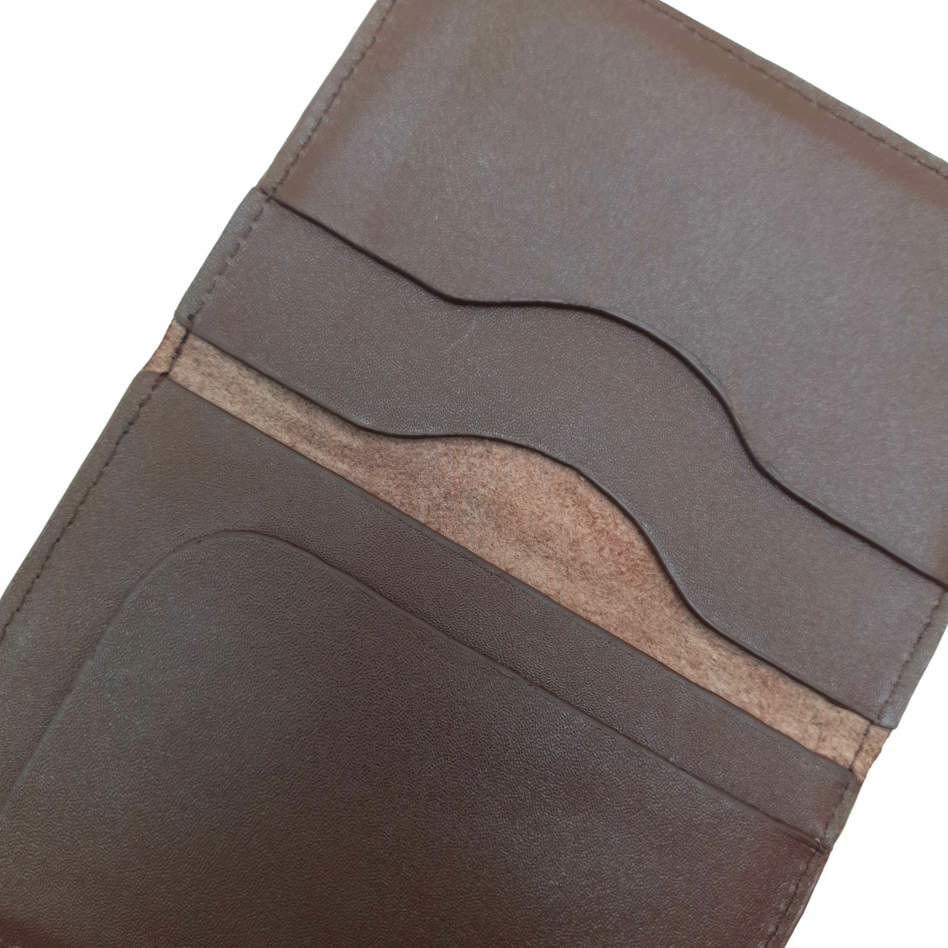 Premium Wallet high quality genuine Chocolate colour Authentic leather man woman Slim Money Bag comfort style fashion price BD Dhaka Khulna Chittagong Sylhet Rupnagar Notun Bazar Vatara Baridhara Nadda Pallabi Farmgate Motijheel